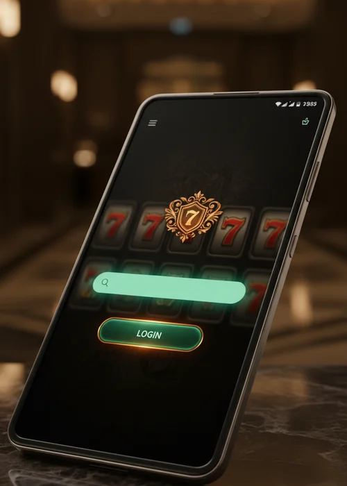 Screenshot of 7 Reel Casino login interface showing email and password fields, ensuring secure access to your gaming account.